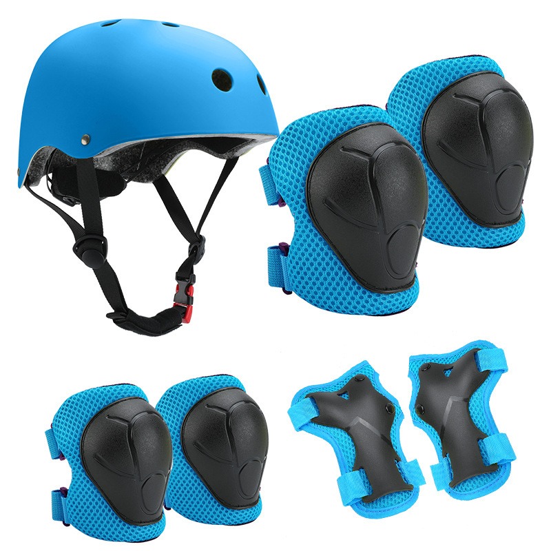 Cycling Safety Gear For Kids - 6/7PCS Kids Protective Gear Set Elbow