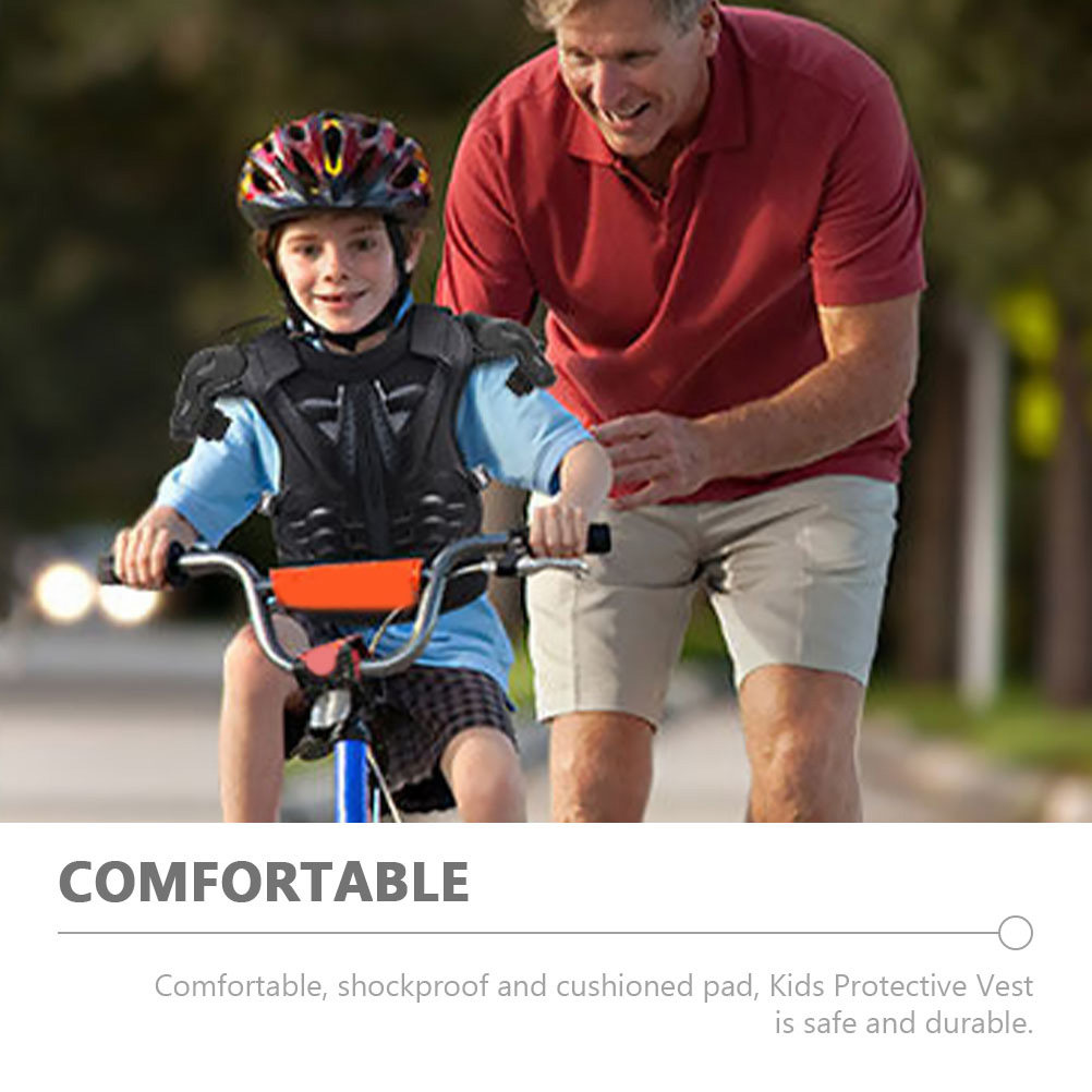 Cycling Gear For Kids - Kids Protective Snowboarding Vest Chest Back
