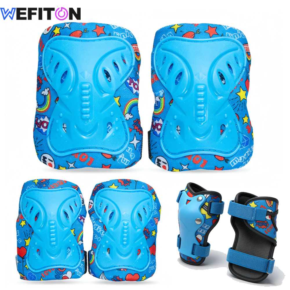 Cycling Safety Gear For Kids - Kids Knee Elbow Pads Wrist Guards