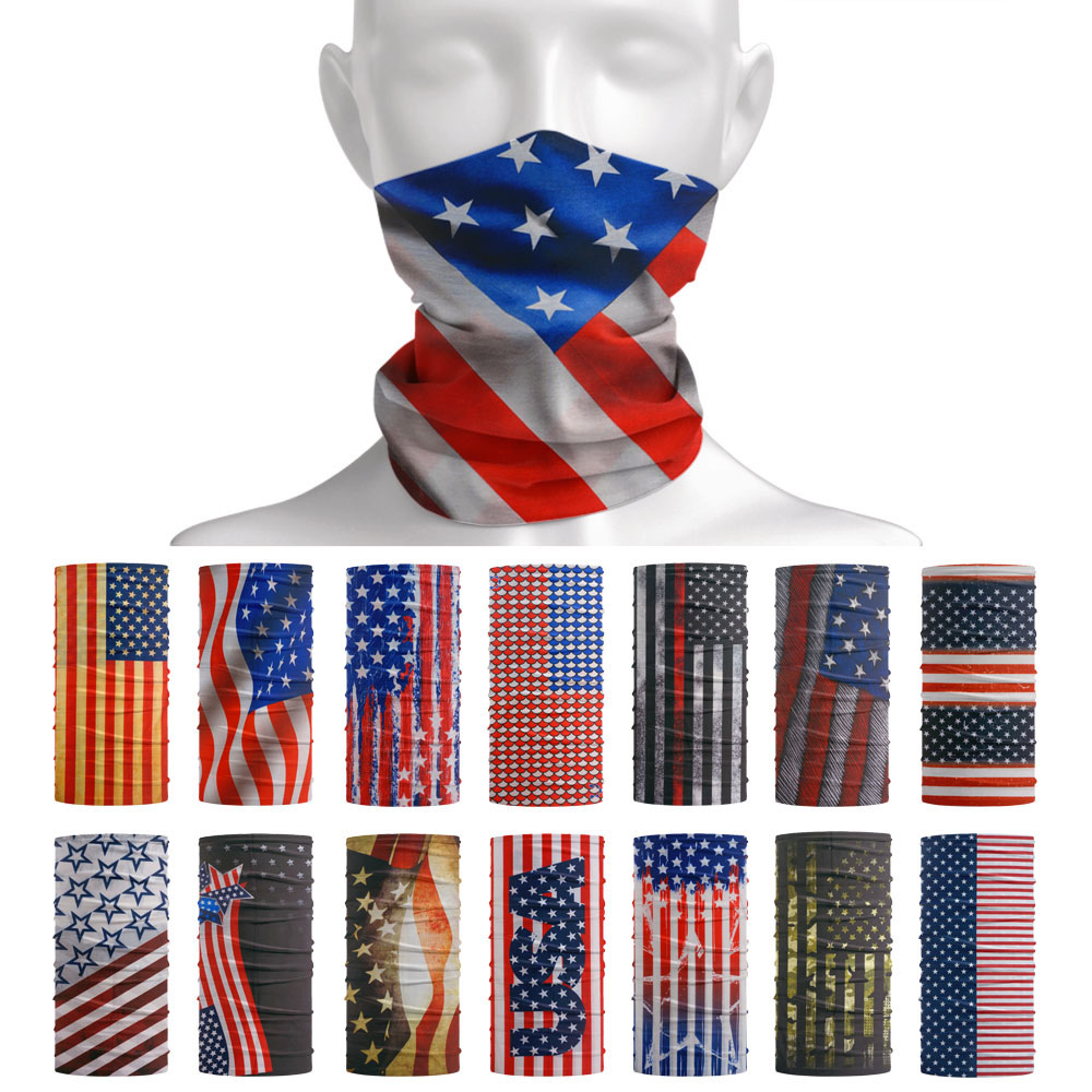USA Flag Pattern Sun Protectiv - Cycling Gear Men のレビューと価格