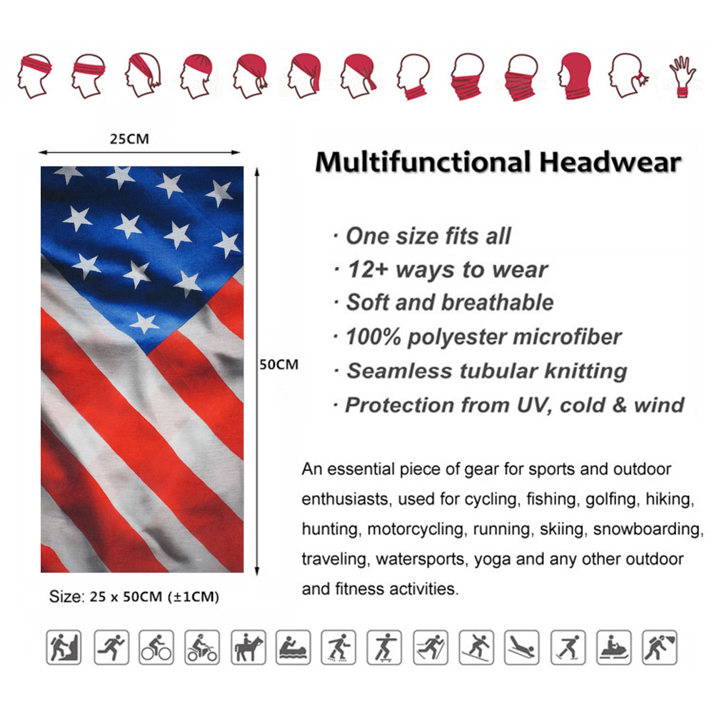 USA Flag Pattern Sun Protectiv - Cycling Gear Men のレビューと価格