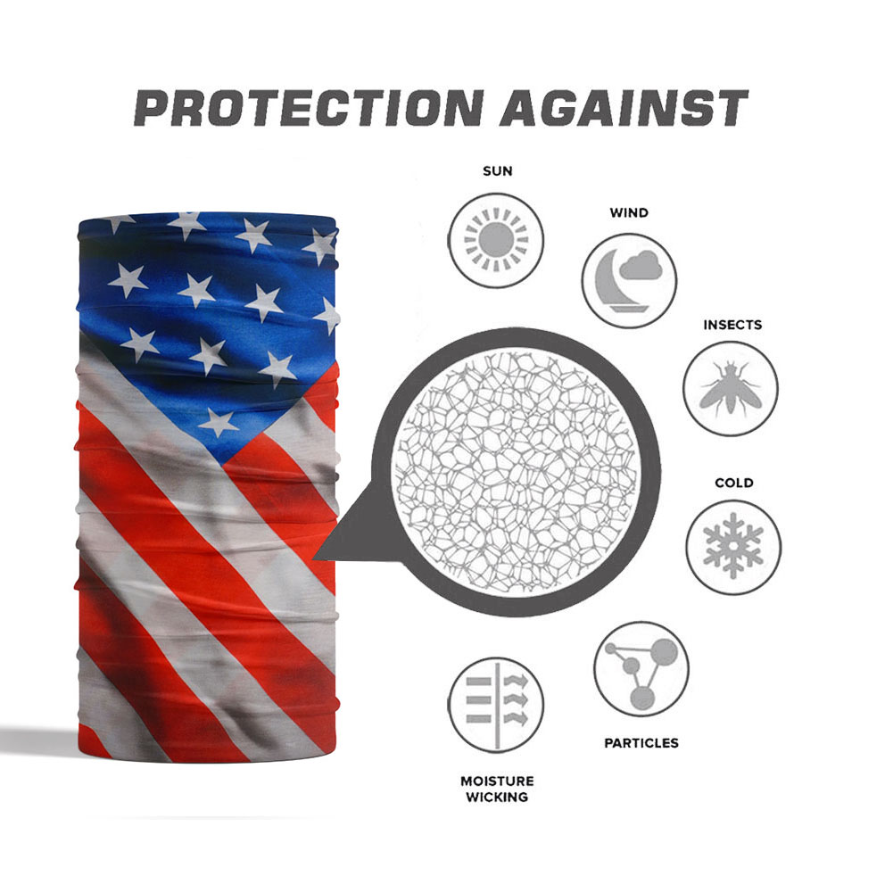 USA Flag Pattern Sun Protectiv - Cycling Gear Men のレビューと価格