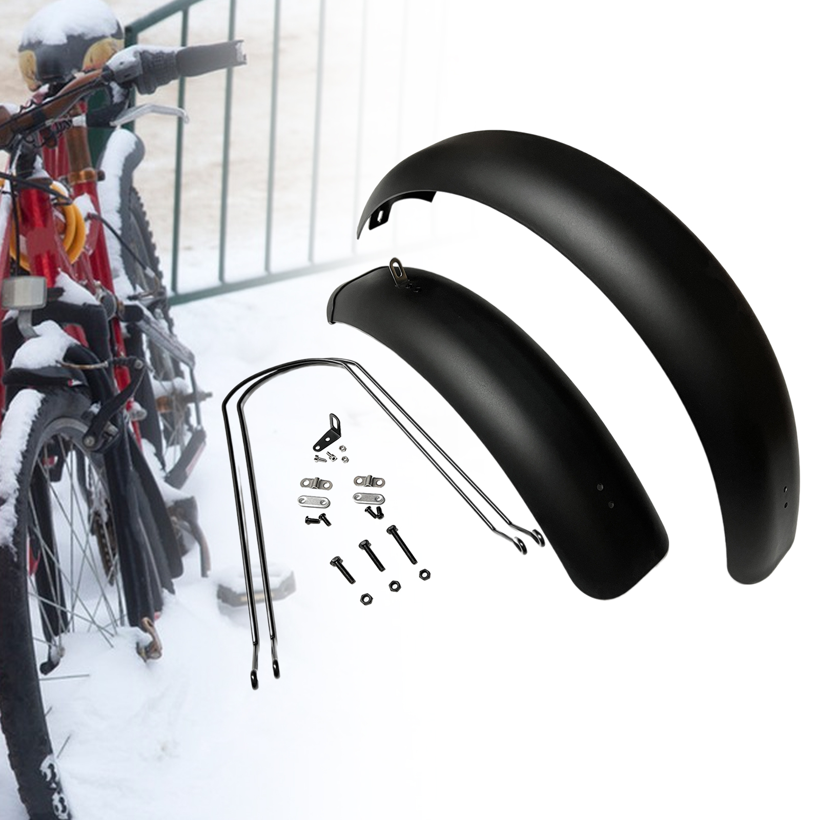 Bike Mudguard Wheel Protection - Bike Fender Set のレビューと価格
