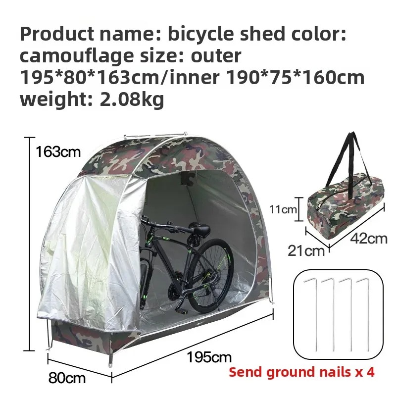 Portable Outdoor Bike Shelter  - Cycling Gear Needed のレビューと価格