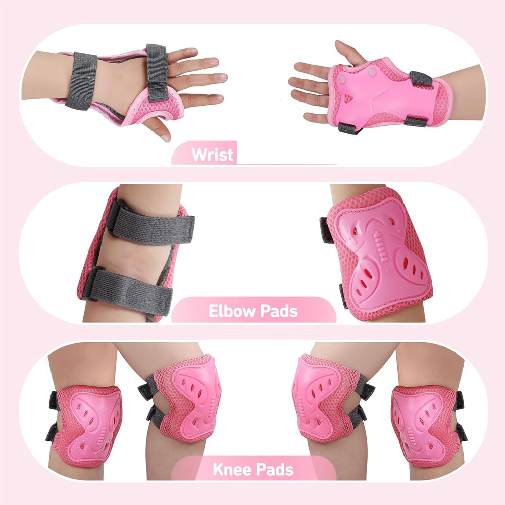 6 in 1 Knee Pads Elbow Pads wi - Cycling Safety Gear For Kids のレビューと価格