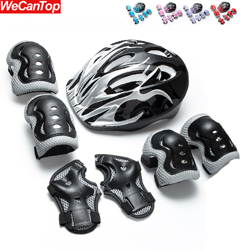 7PCS Kids Helmet Knee Elbow Pa - Cycling Safety Gear For Kids のレビューと価格