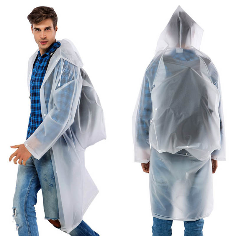 New Reusable Transparent EVA L - Cycling Gear In Rain のレビューと価格