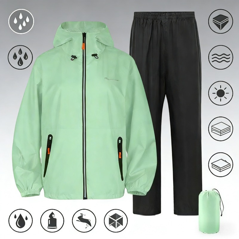 Full Body Waterproof Rain Suit - Cycling Gear Men のレビューと価格