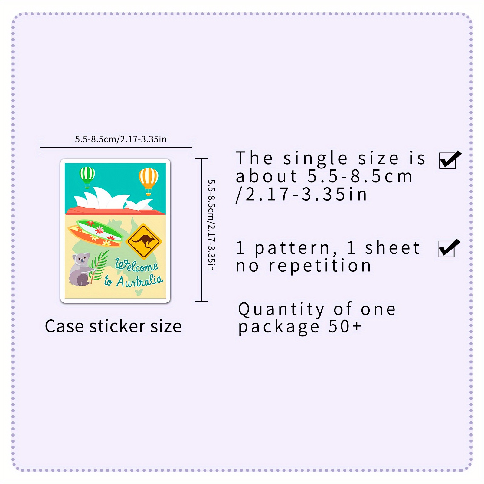 50PCS Australia Series Decals  - Cycling Gear Australia のレビューと価格