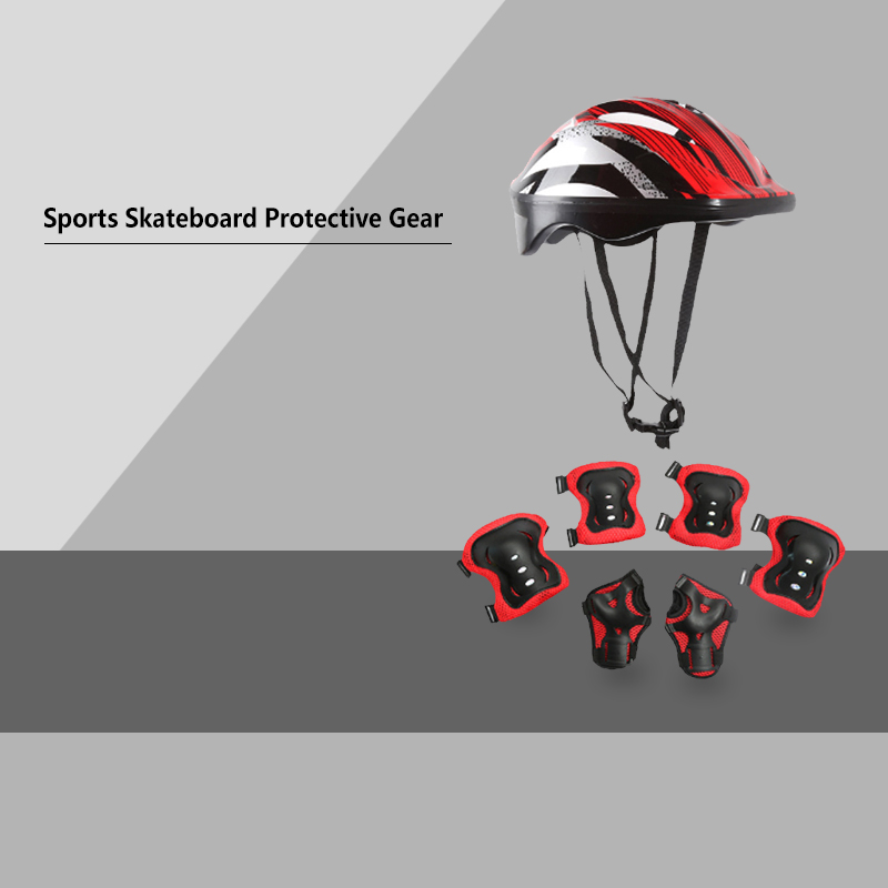 7Pcs/Set Kids Knee Pads and El - Cycling Safety Gear For Kids のレビューと価格
