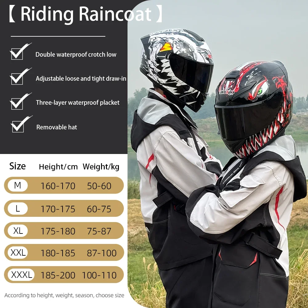 Men's and Women's Motorcycle R - Cycling Gear In Rain のレビューと価格
