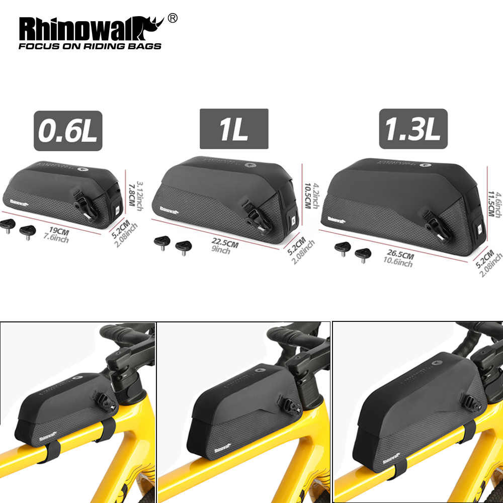Rhinowalk Bike Top Tube Bag IP - Cycling Gear Organizer のレビューと価格