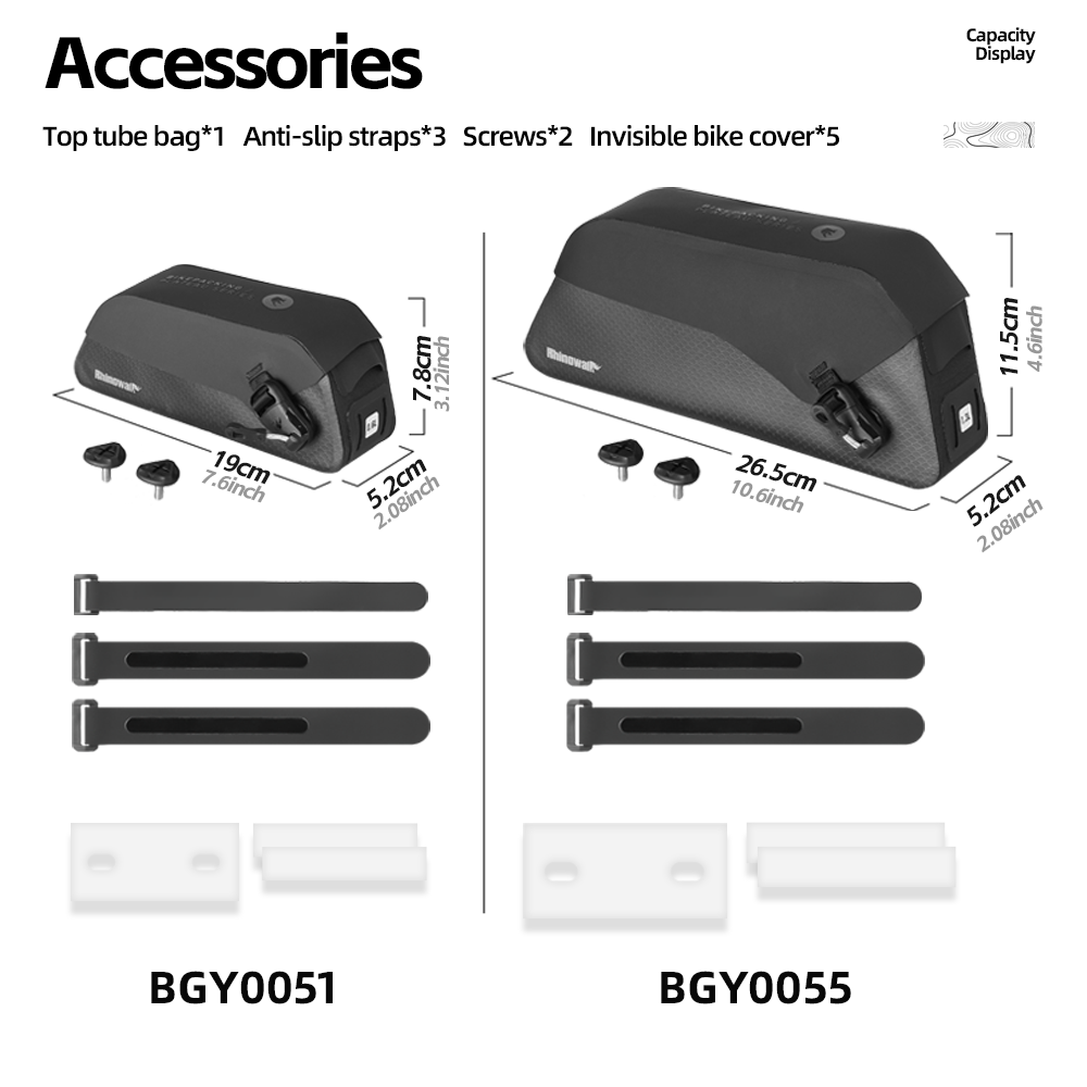 Rhinowalk Bike Top Tube Bag IP - Cycling Gear Organizer のレビューと価格