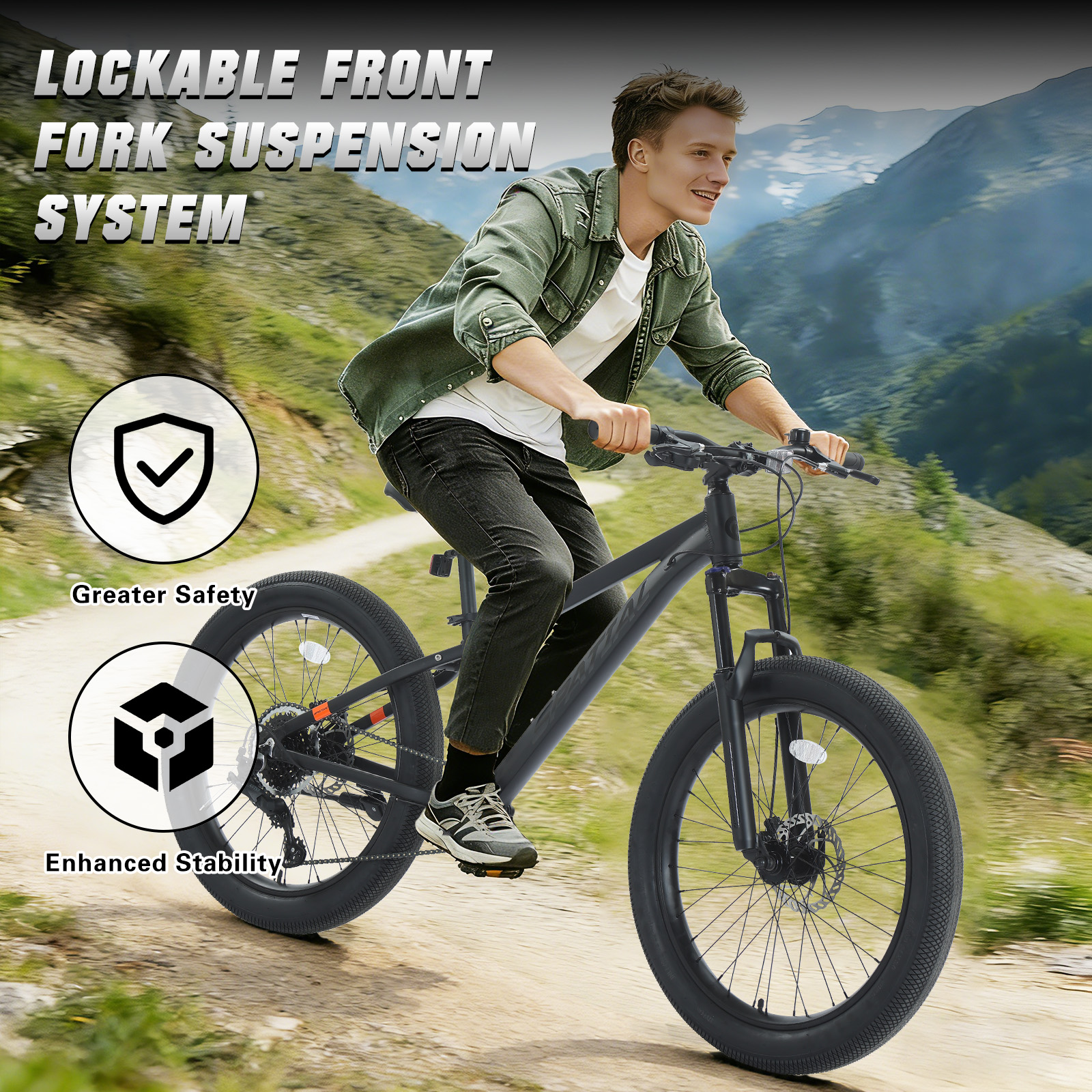 SPATIAL 24 Inch Fat Tire Mount - Cycling Low Gear のレビューと価格