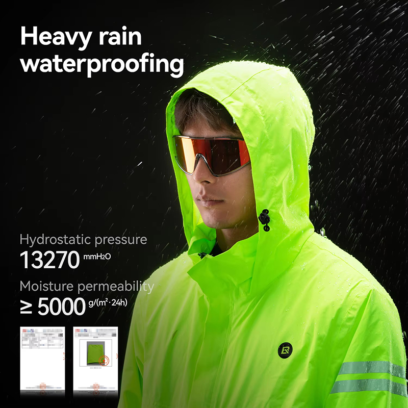 ROCKBROS Cycling Raincoat All- - Cycling Gear Women Sale のレビューと価格