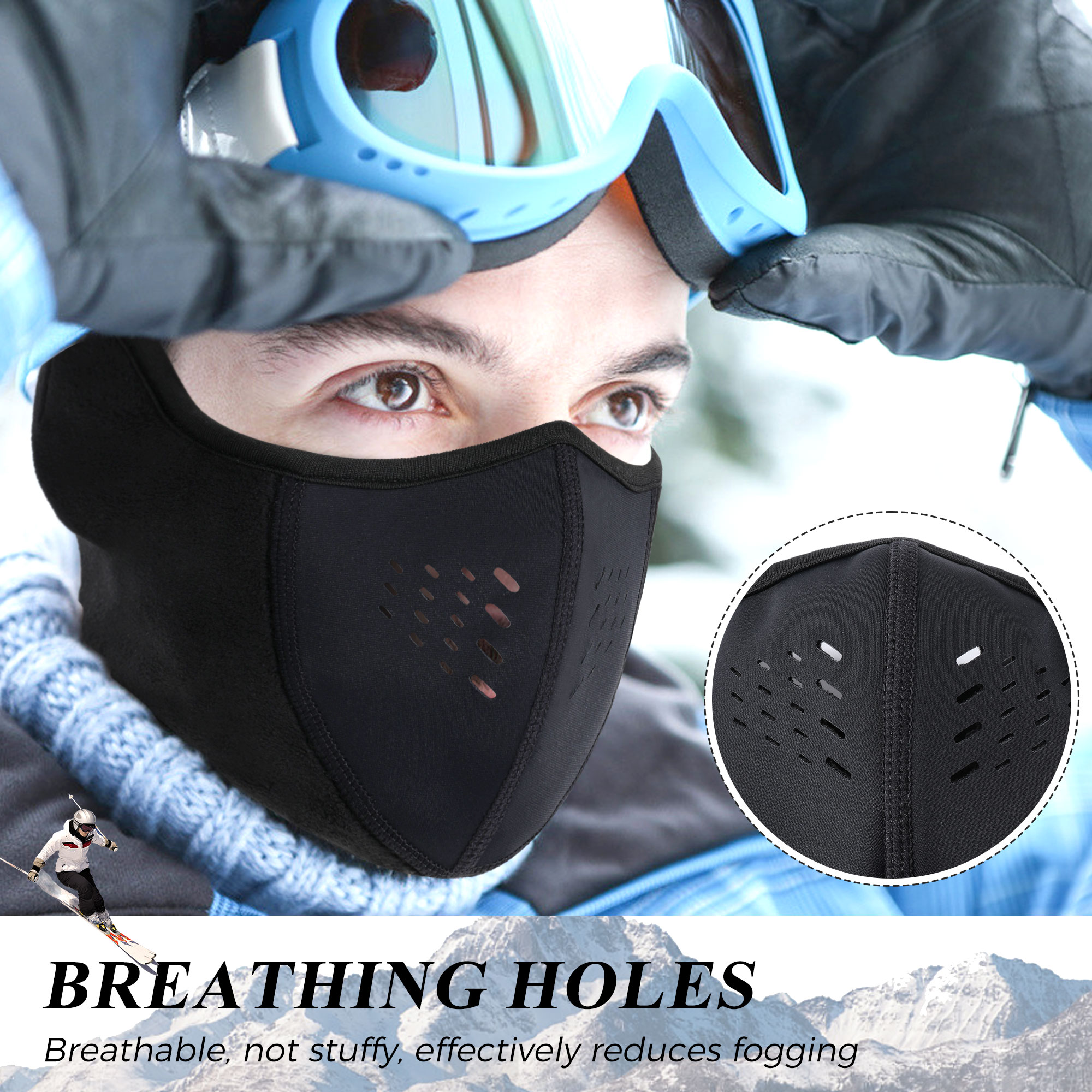 Windproof Motorcycle Balaclava - Cycling Gear Weather のレビューと価格