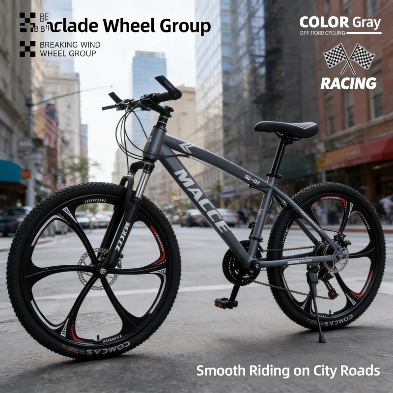 Adult Gray Six-Spoke High-End  - Cycling Low Gear のレビューと価格
