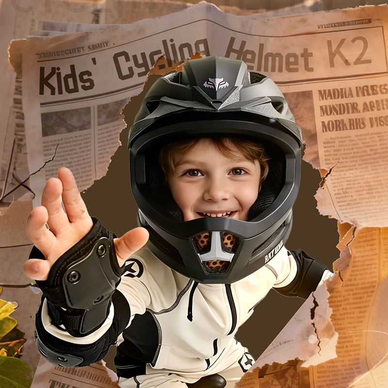 BATFOX Kids Full Face Cycling  - Cycling Safety Gear For Kids のレビューと価格