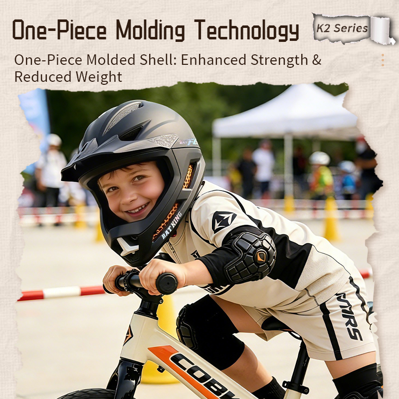 BATFOX Kids Full Face Cycling  - Cycling Safety Gear For Kids のレビューと価格