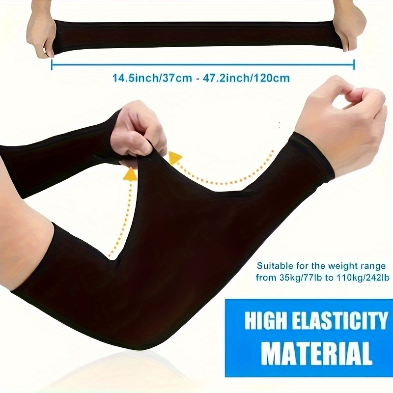 2pcs Ice Silk Arm Sleeves, Bre - Cycling Gear Men のレビューと価格