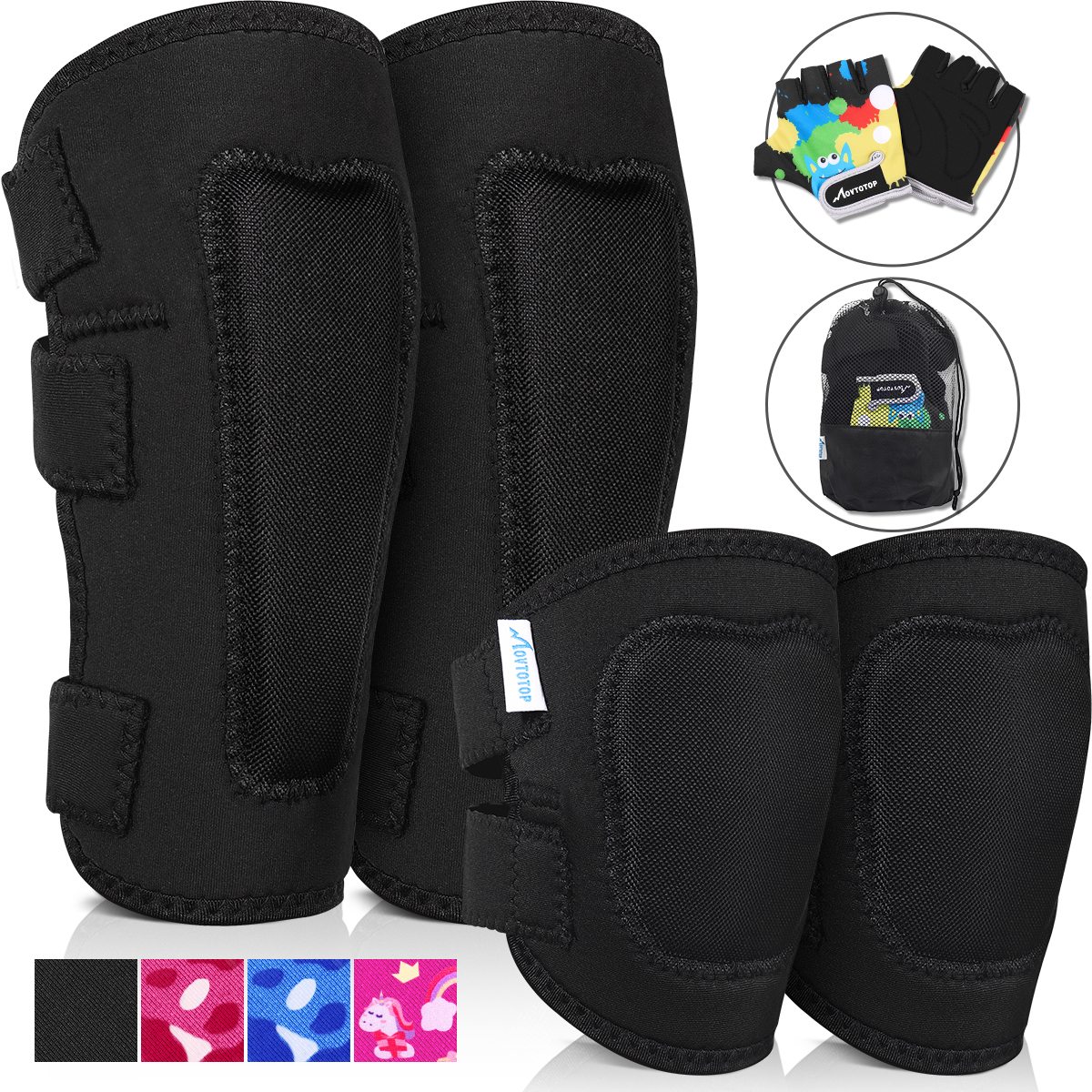 MOVTOTOP Protective Gear Set K - Cycling Gear For Kids のレビューと価格