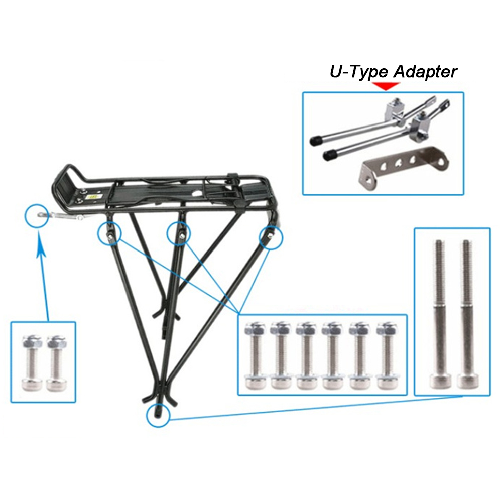 ZTTO Bicycle Rear Rack Mountai - Cycling Gear Organizer のレビューと価格