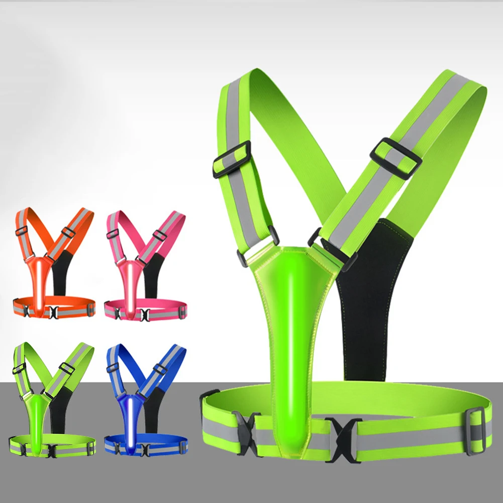 LED Running Vest USB Rechargea - Cycling Safety Gear For Kids のレビューと価格