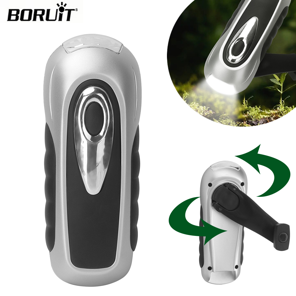 BORUIT LED Flashlight Hand Cra - Cycling Low Gear のレビューと価格