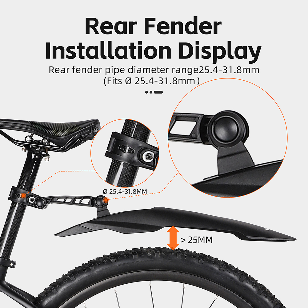 2PCS Bicycle Fender Mudguard B - Bike Fender Set のレビューと価格