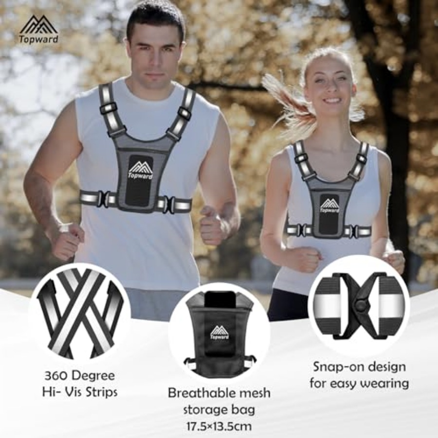 Topward Running Vest Chest Pho - Cycling Gear Men のレビューと価格