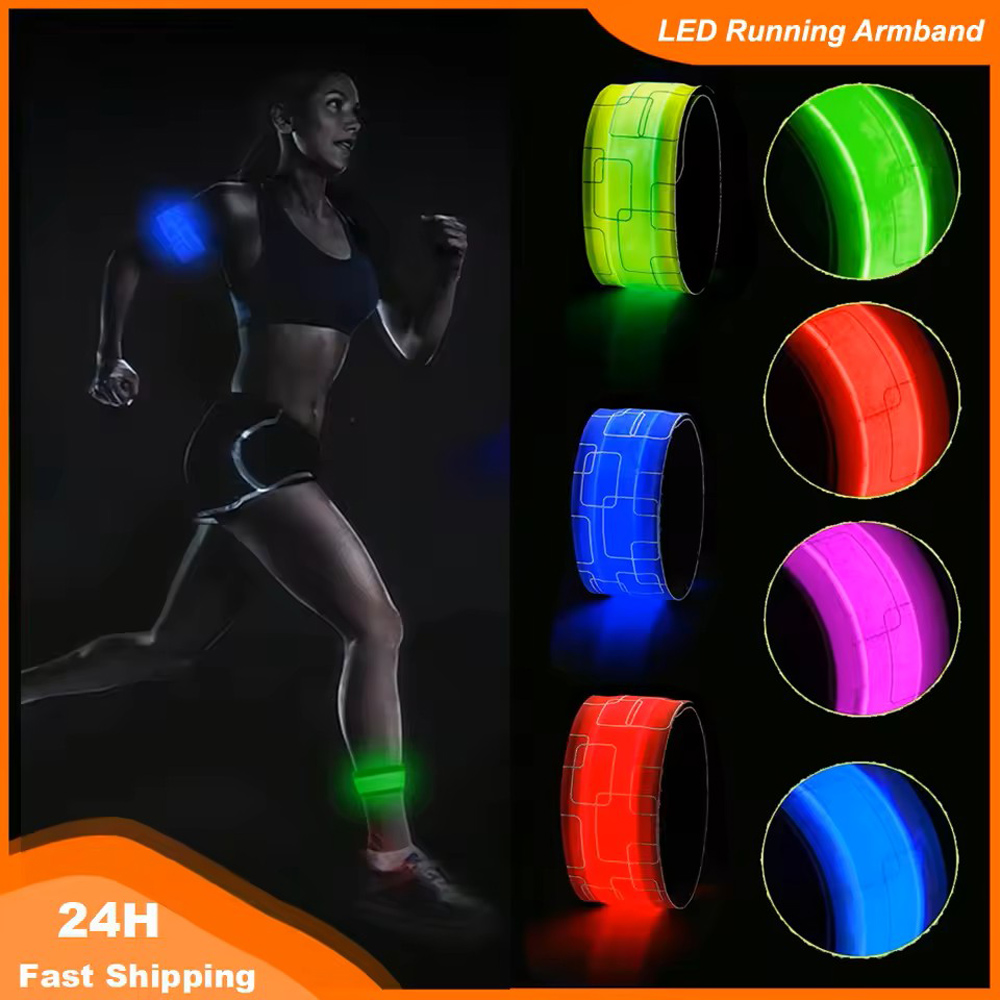 LED Running Armband LED Wristb - Cycling Safety Gear For Kids のレビューと価格