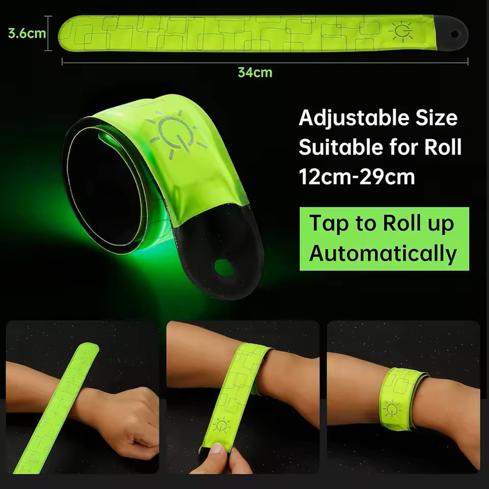 LED Running Armband LED Wristb - Cycling Safety Gear For Kids のレビューと価格