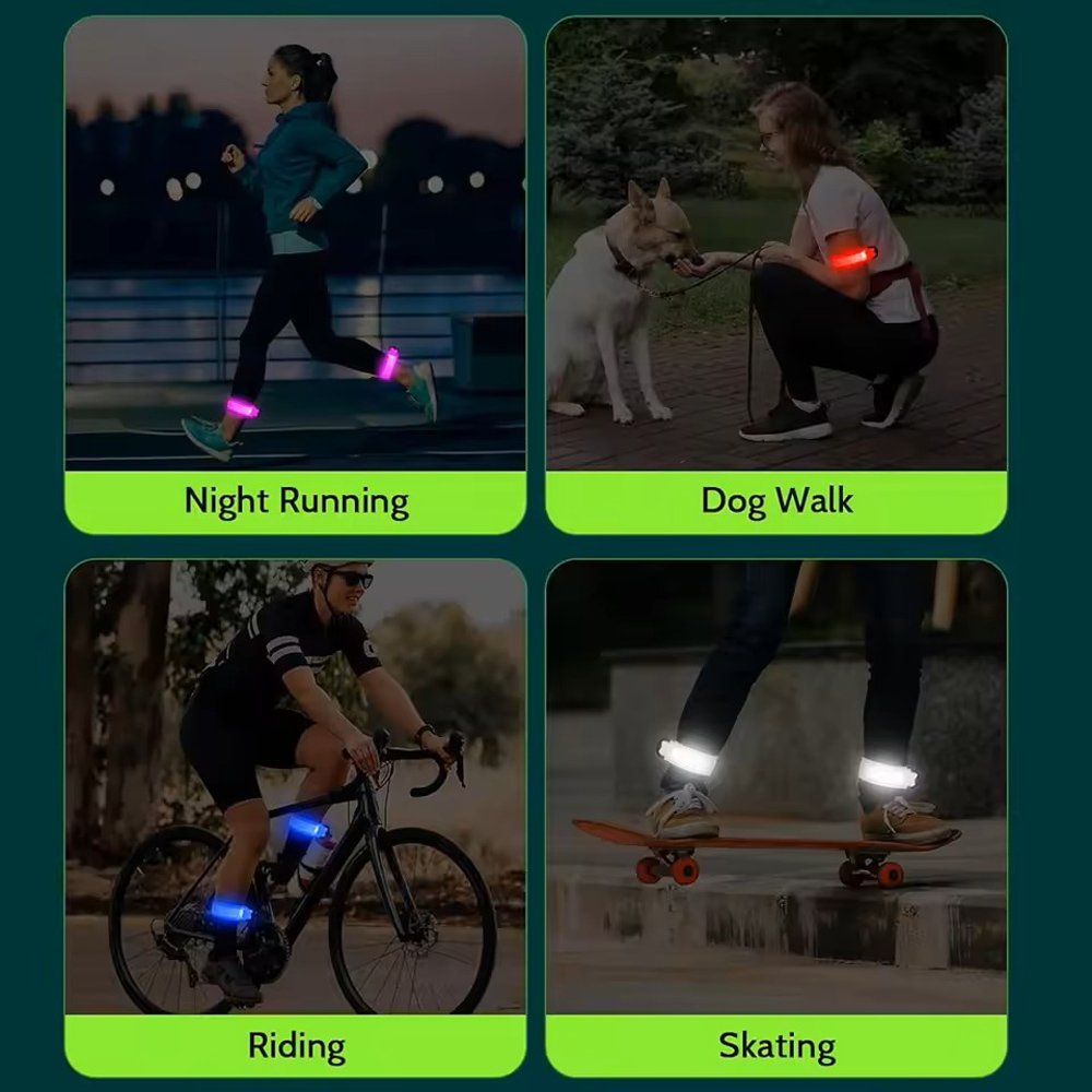 LED Running Armband LED Wristb - Cycling Safety Gear For Kids のレビューと価格