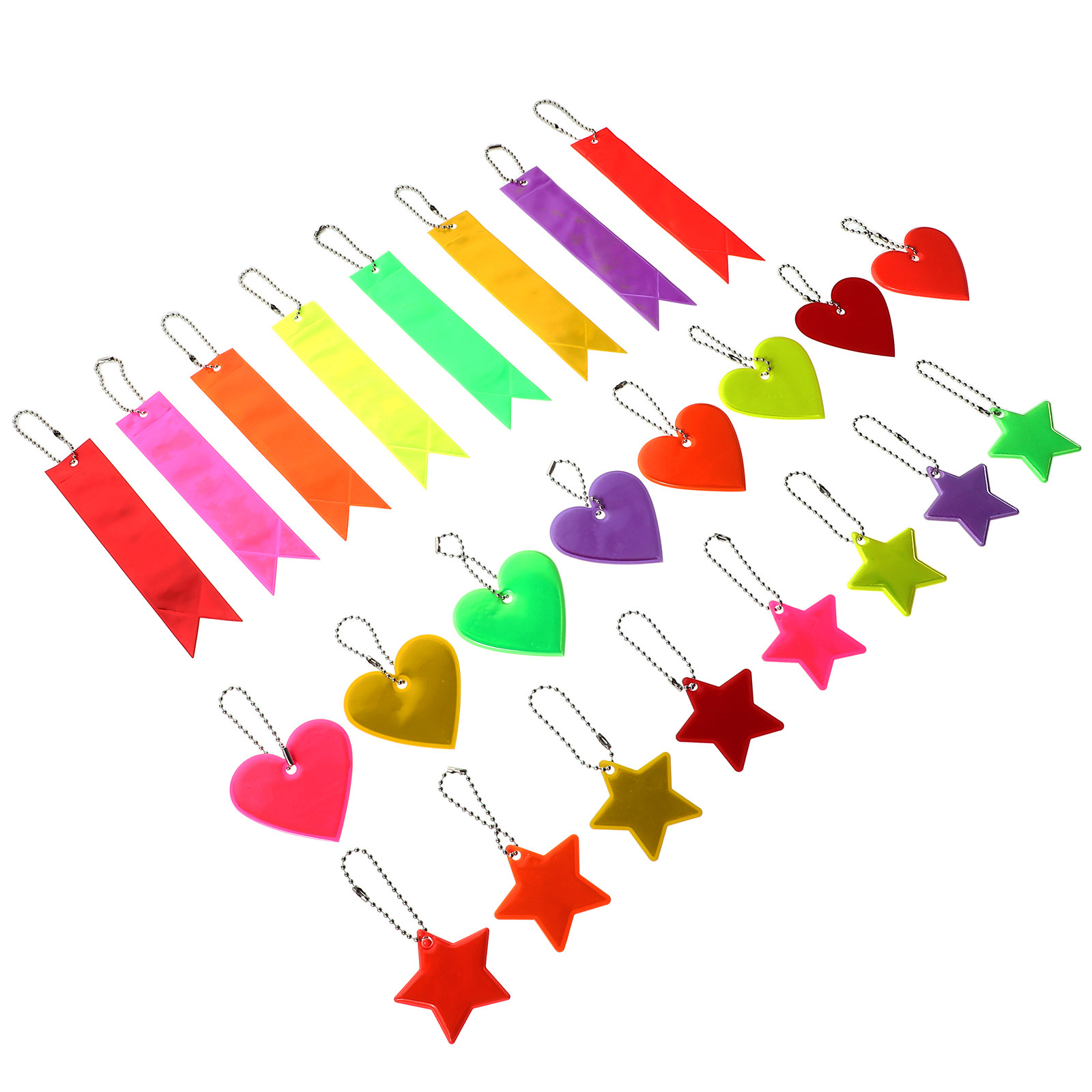 24Pcs Reflective Backpack Tags - Cycling Low Gear のレビューと価格