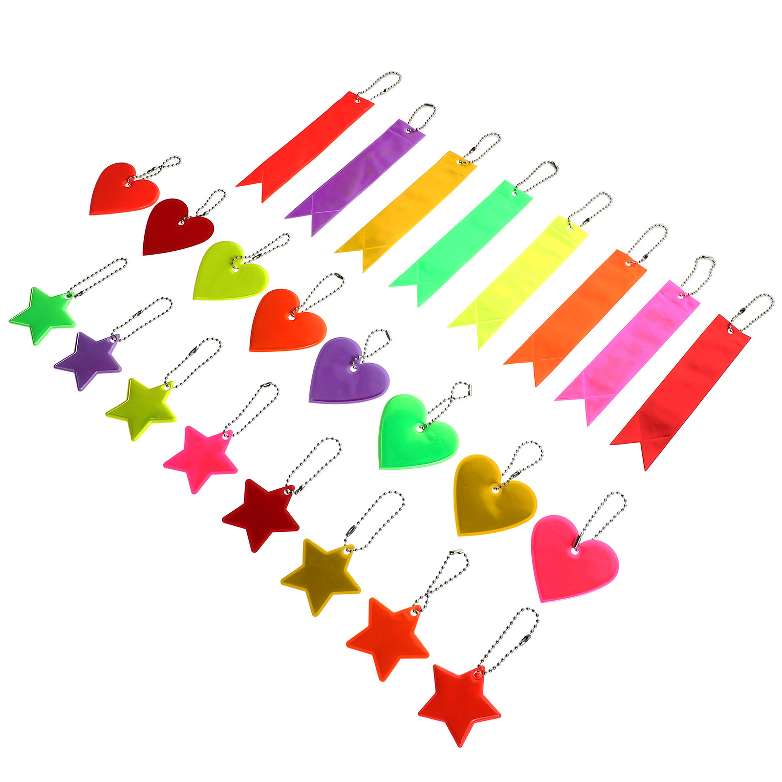 24Pcs Reflective Backpack Tags - Cycling Low Gear のレビューと価格