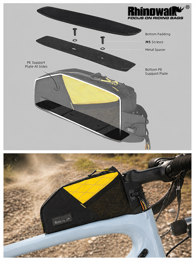 Rhinowalk Bike Top Tube Bag 1. - Cycling Gear Organizer のレビューと価格
