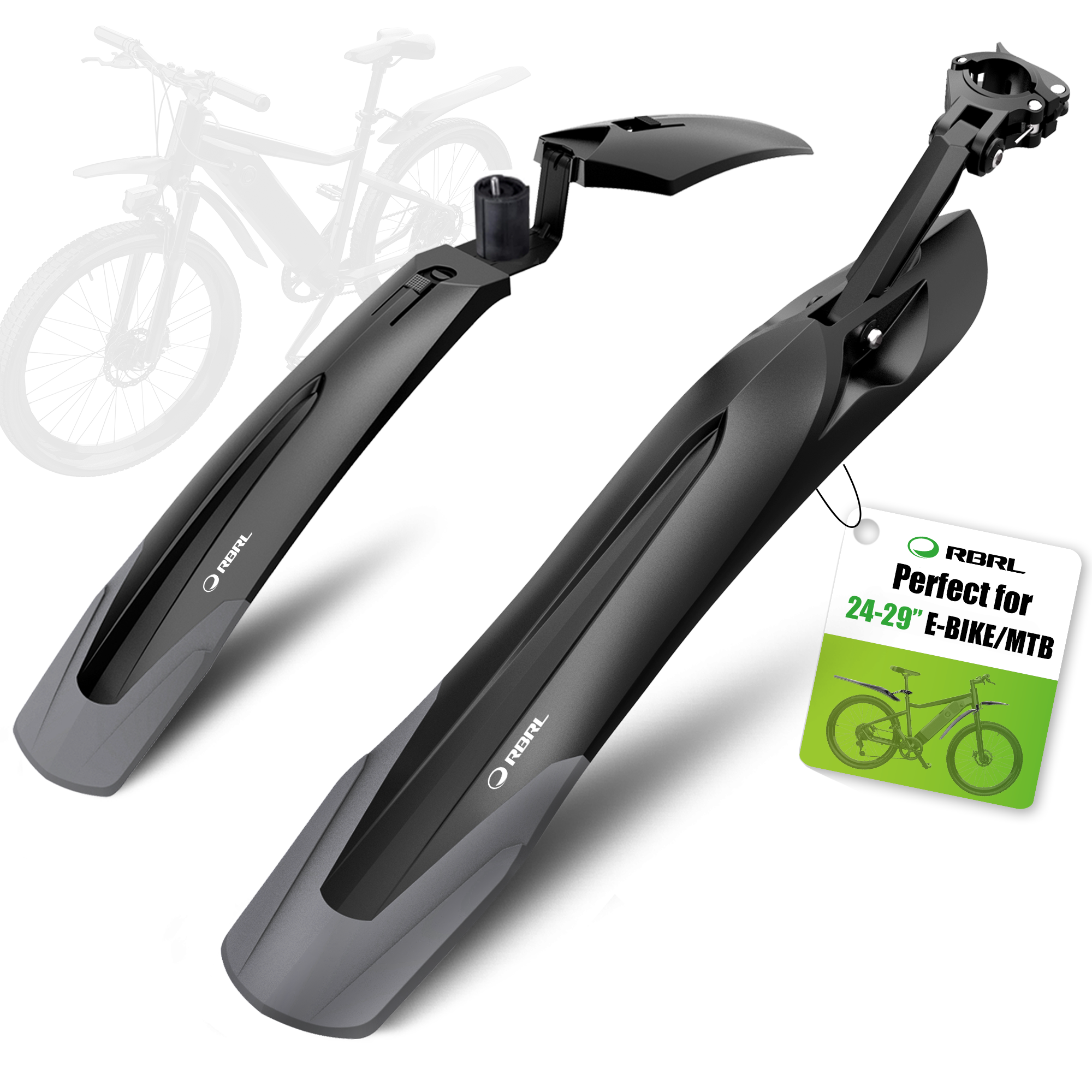 RBRL MTB Bicycle Mudguard Quic - Bike Fender Set のレビューと価格