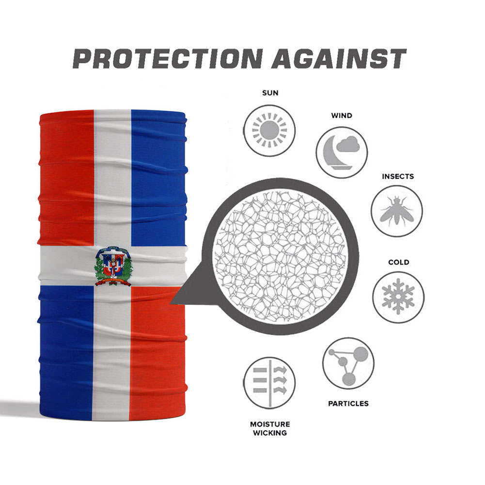 Dominica National Flag Bandana - Cycling Gear Men のレビューと価格