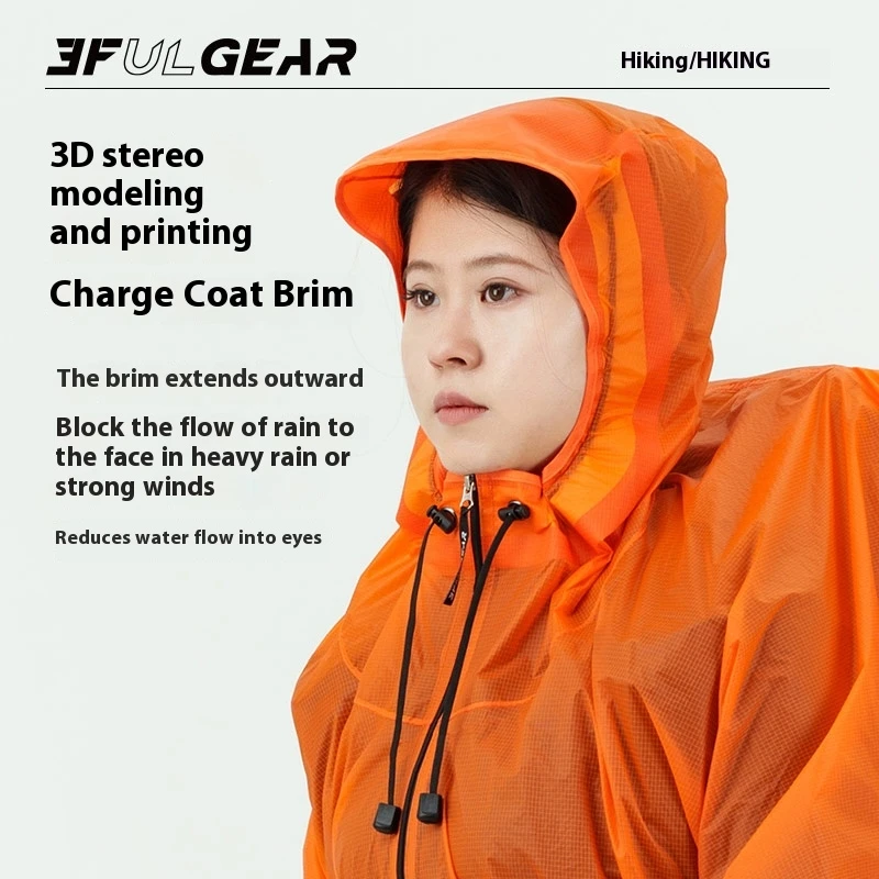 3F UL GEAR Zipper Raincoat 15D - Cycling Gear In Rain のレビューと価格