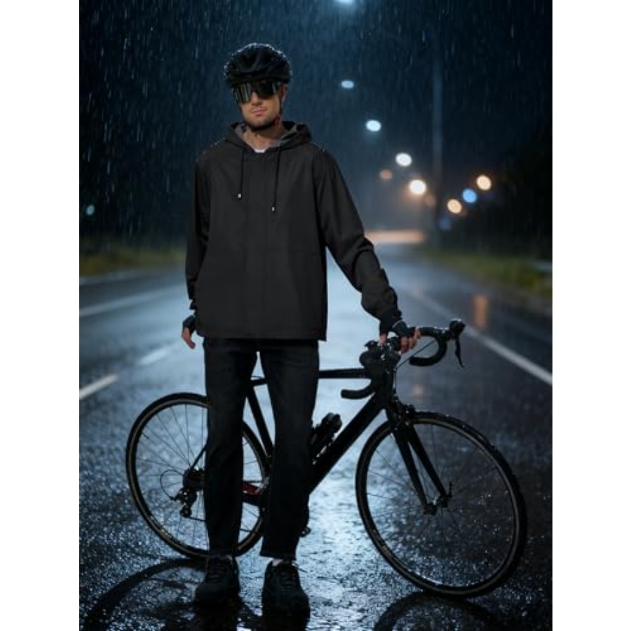 UIQUR Men's Rain Jacket Waterp - Cycling Gear In Rain のレビューと価格