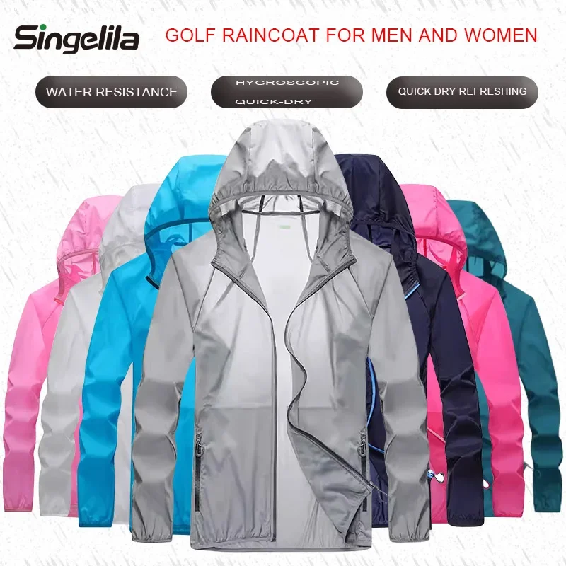 Golf Raincoat Lightweight Jack - Cycling Gear In Rain のレビューと価格