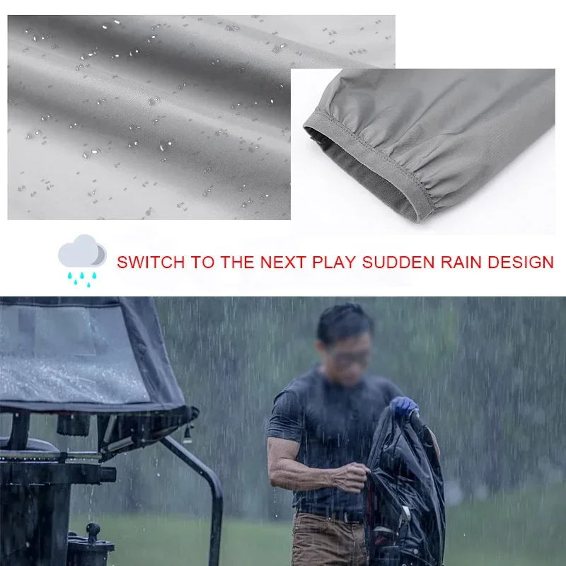 Golf Raincoat Lightweight Jack - Cycling Gear In Rain のレビューと価格