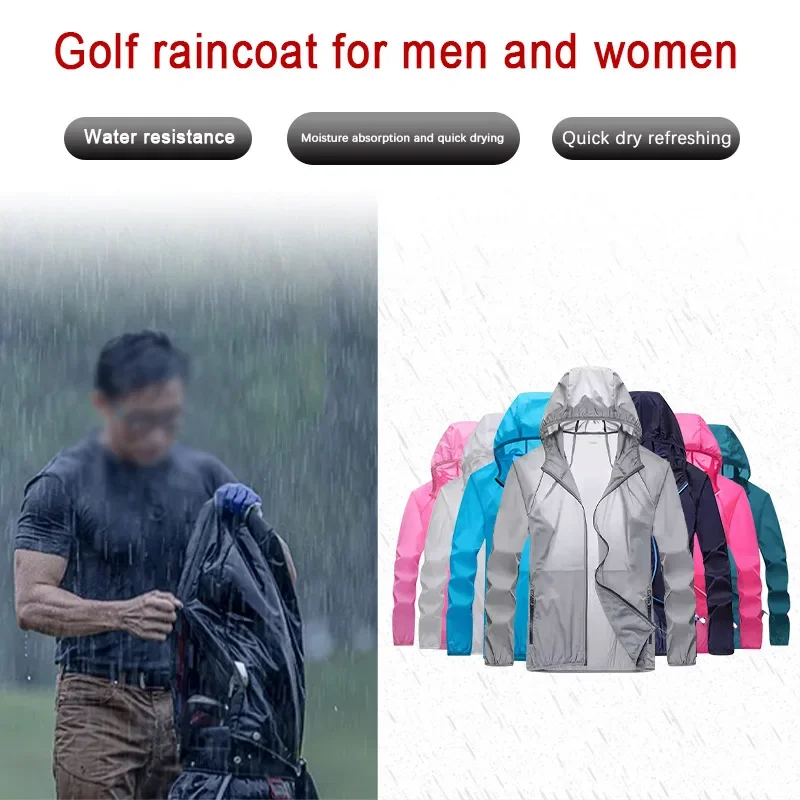 Golf Raincoat Lightweight Jack - Cycling Gear In Rain のレビューと価格