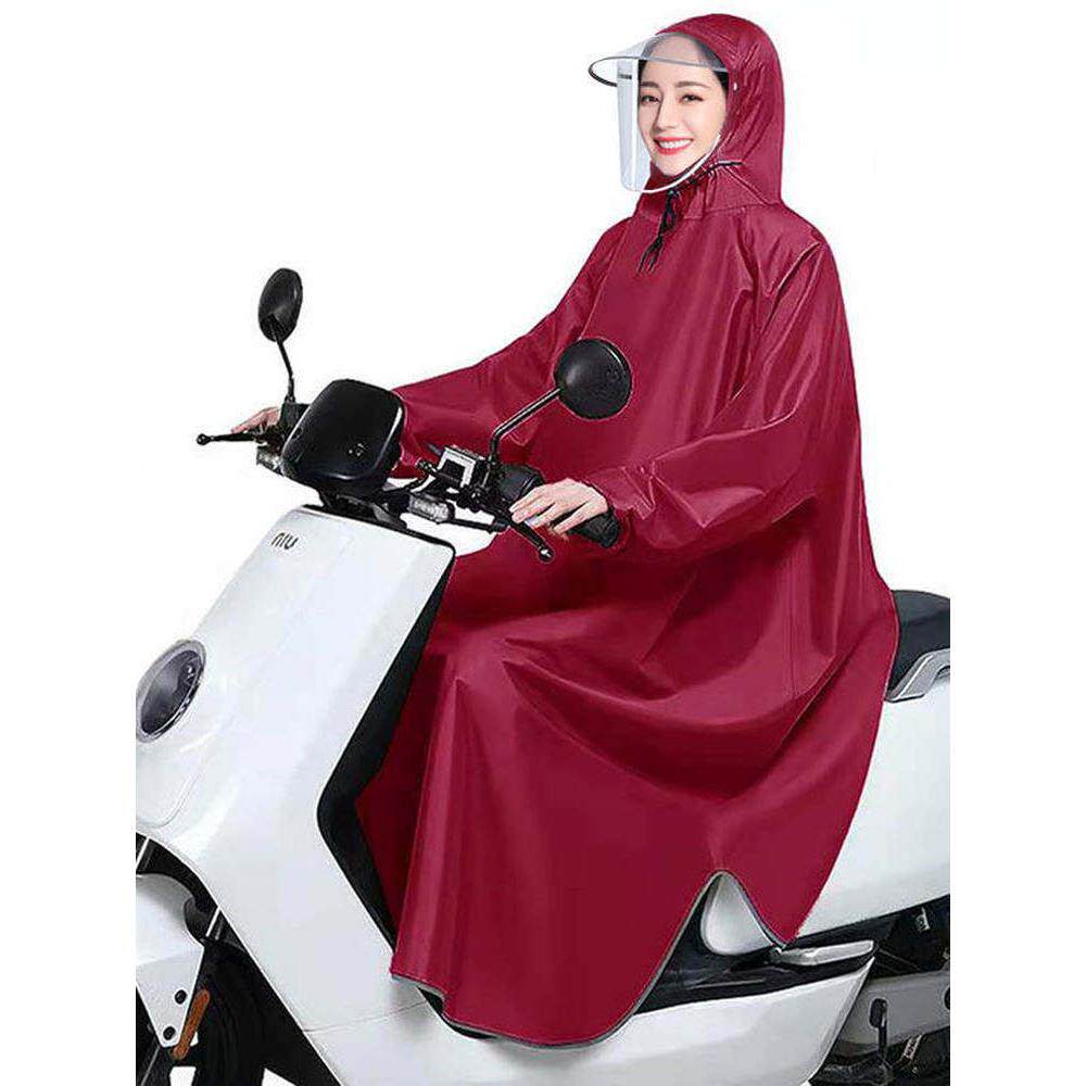 Thickened Motorcycle Raincoat  - Cycling Gear In Rain のレビューと価格