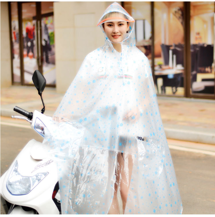 Thick PVC Motorcycle Raincoat  - Cycling Gear In Rain のレビューと価格