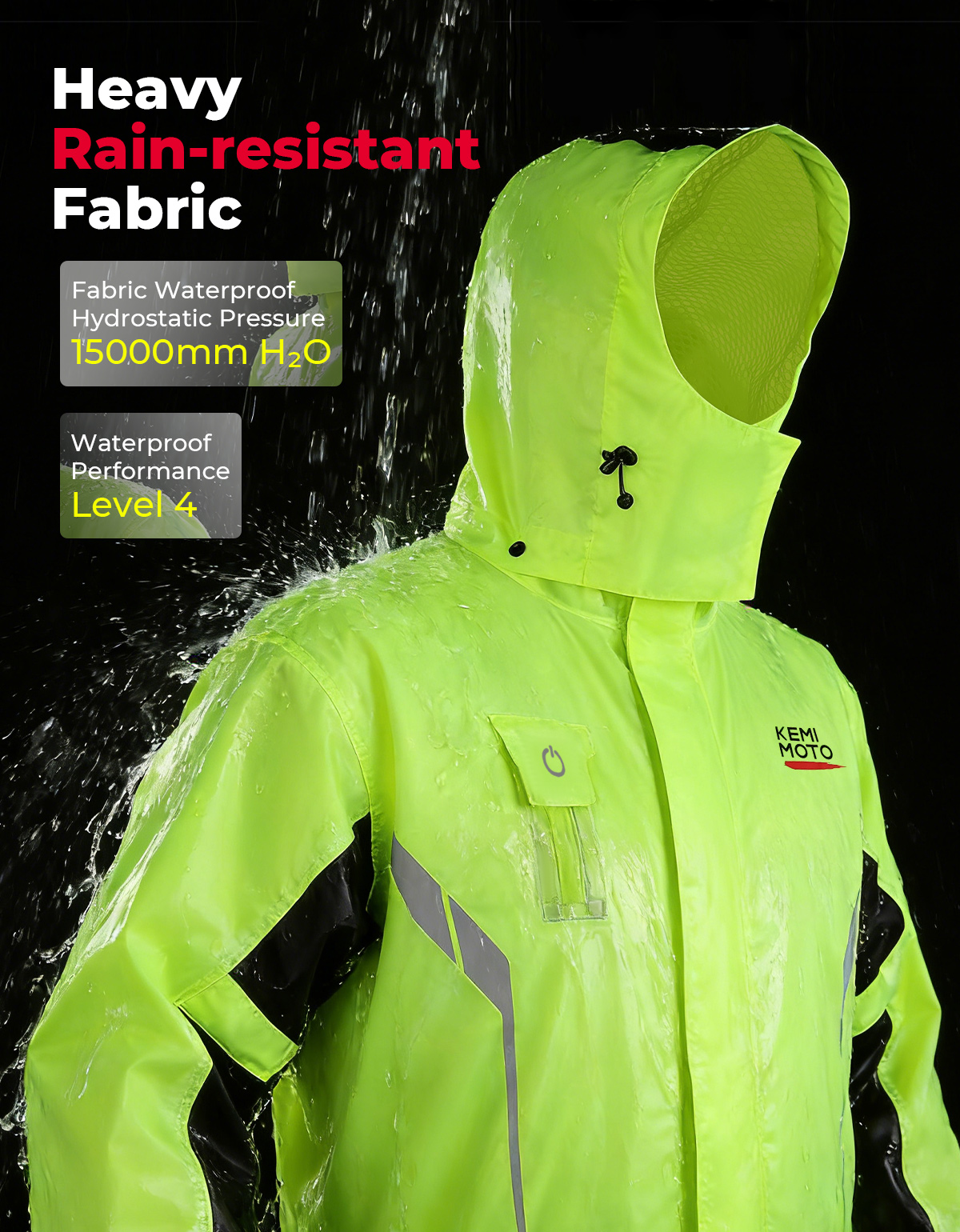 KEMIMOTO Unisex Waterproof Rai - Cycling Gear In Rain のレビューと価格
