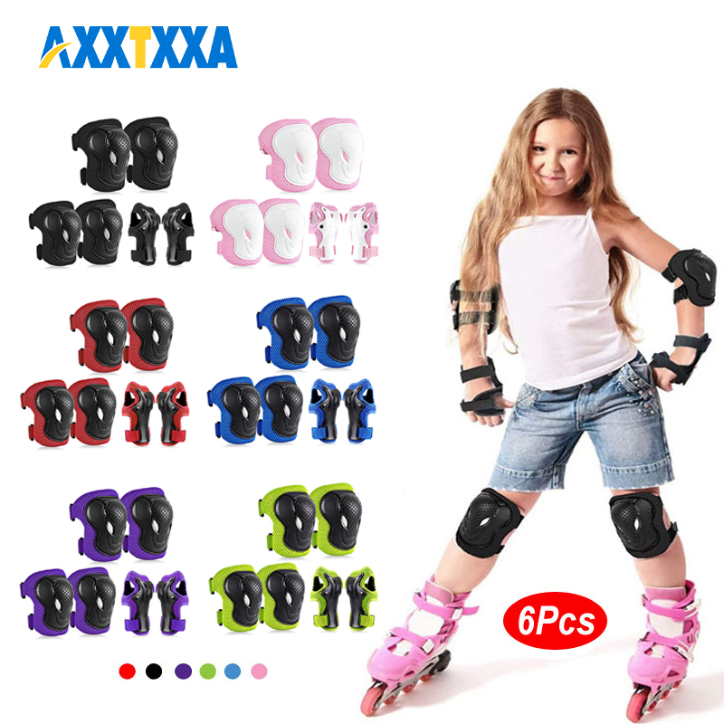 6Pcs Kids Knee Pads Elbow Pads - Cycling Safety Gear For Kids のレビューと価格