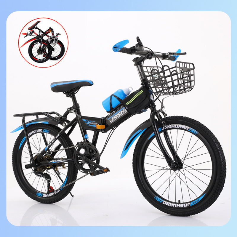 Folding Kids Mountain Bike 18/ - Cycling Low Gear のレビューと価格
