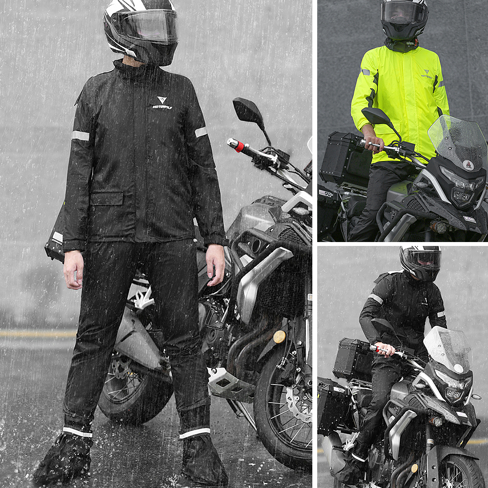 Men Motorcycle Rain Suit Outdo - Cycling Gear In Rain のレビューと価格