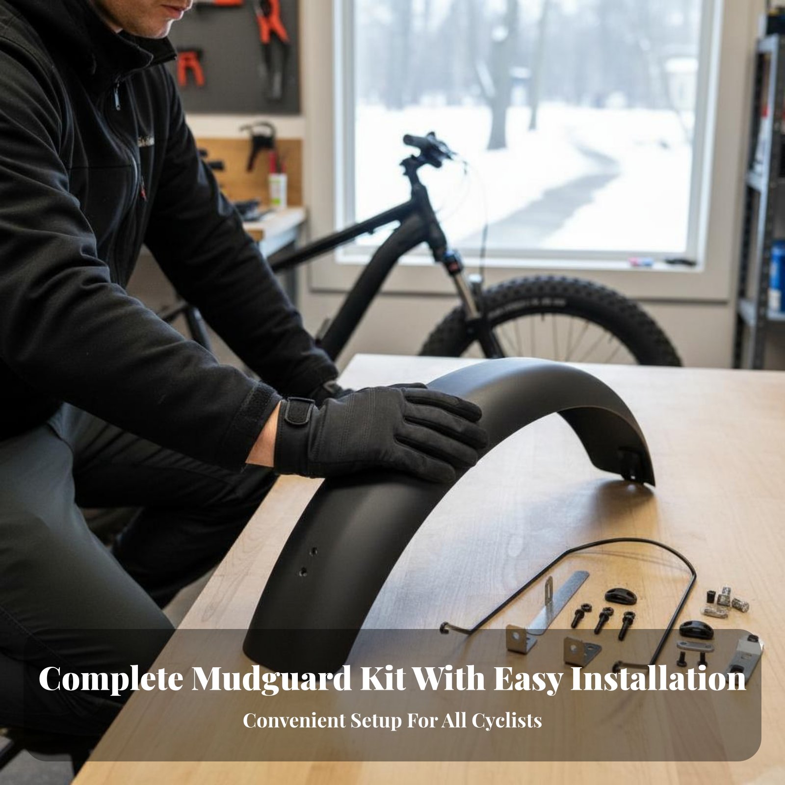 26/29Inch Mountain Bike Mud Gu - Bike Fender Set のレビューと価格